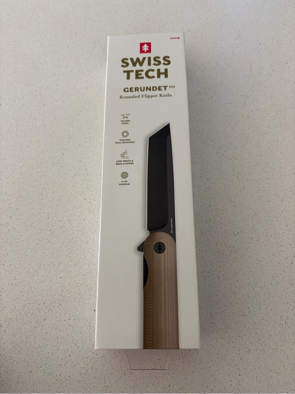 Swiss Tech Gerundet M2 Rounded Flipper Knife -